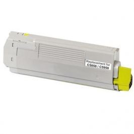 OKI 43865721 sárga (yellow) utángyártott toner