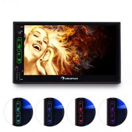 Auna MVD-470, moniceiver, dupla DIN, 18 cm-es (7") érintőkijelző, bluetooth, USB, micro SD