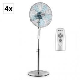 OneConcept Metal Blizzard RC álló ventilátor, 4 darabos készlet, 41 cm, 50 W, távirányító