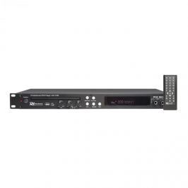 Power Dynamics PDC150 19" DVD/CD lejátszó, USB, koaxiális és optikai bemenet, 2 x MIC, IR távirányító