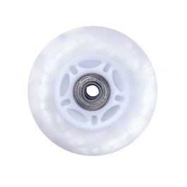 inSPORTline Világító inline korcsolya kerék PU 80*24 mm fehér