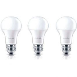 Philips LED 8-60W, E27, 2700K, matná, set 3ks
