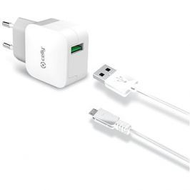 CELLY TURBO travel charger micro USB white