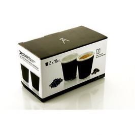 LES ARTISTES A-0631 Black, sada hrnků 2ks 180ml