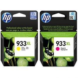 HP CN055AE + HP CN056AE č. 933XL purpurová + žlutá