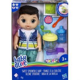 Baby Alive Tmavovlasý chlapeček s mixérem