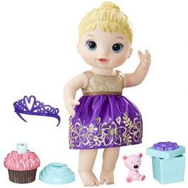Baby Alive Narozeninová blonďatá panenka