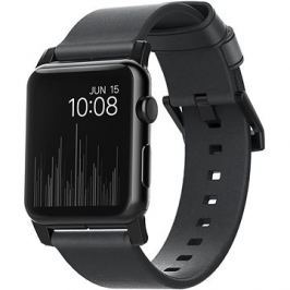 Nomad Leather Modern Strap Gray Black Hardware
