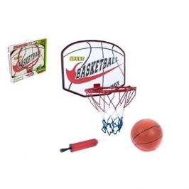 Basketbalový koš a míčem a pumpičkou