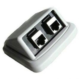 ABB Tango, CAT5E, STP, 2x Keystone RJ45, pod omítku