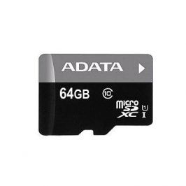 ADATA Premier Micro SDXC 64GB UHS-I + SD adaptér - AUSDX64GUICL10-RA1