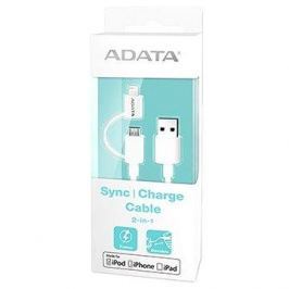 ADATA Lightning/Micro USB MFi 1m bílý